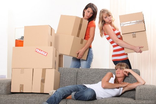 Customer preparing mattress for removal